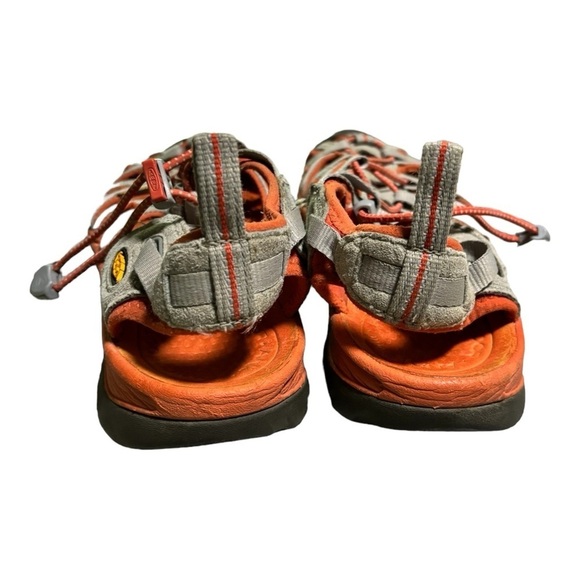 Keen Newport Closed Toe Sport Sandals Size 9 Orange Waterproof Hiking Sandals - Picture 7 of 13